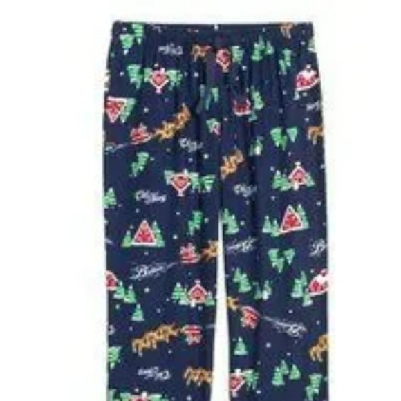 Flannel Reindeer & Sleigh Rides Pajama Pants - Picture 4 of 7